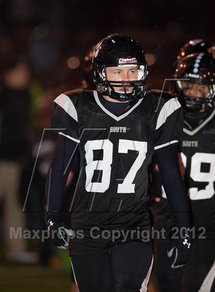 Thumbnail 1 in Plymouth South vs. Natick (MIAA Division IIA Semifinal) photogallery.