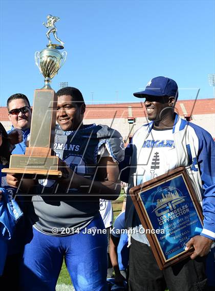 Thumbnail 1 in Los Angeles vs Monroe (CIF D3 Final) photogallery.