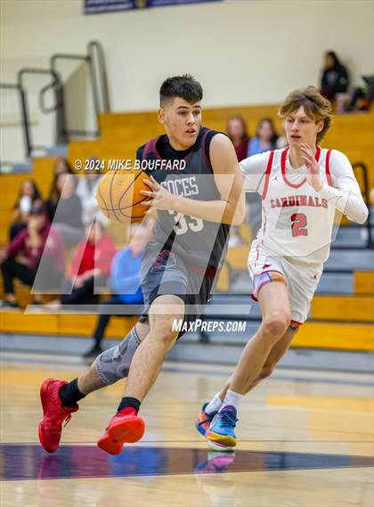 Thumbnail 2 in Sherman Oaks CES vs Bishop Diego (Santa Barbara Holiday Classic) photogallery.