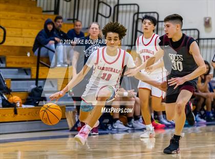 Thumbnail 2 in Sherman Oaks CES vs Bishop Diego (Santa Barbara Holiday Classic) photogallery.