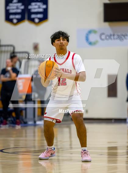 Thumbnail 2 in Sherman Oaks CES vs Bishop Diego (Santa Barbara Holiday Classic) photogallery.
