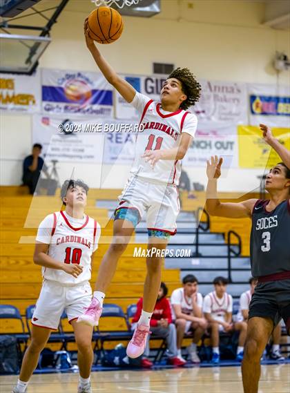 Thumbnail 3 in Sherman Oaks CES vs Bishop Diego (Santa Barbara Holiday Classic) photogallery.