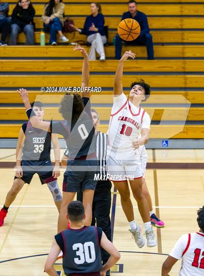 Thumbnail 2 in Sherman Oaks CES vs Bishop Diego (Santa Barbara Holiday Classic) photogallery.