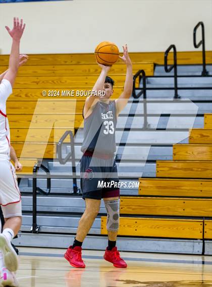 Thumbnail 1 in Sherman Oaks CES vs Bishop Diego (Santa Barbara Holiday Classic) photogallery.
