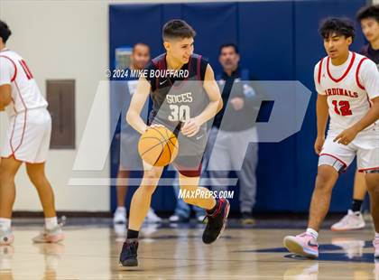 Thumbnail 3 in Sherman Oaks CES vs Bishop Diego (Santa Barbara Holiday Classic) photogallery.