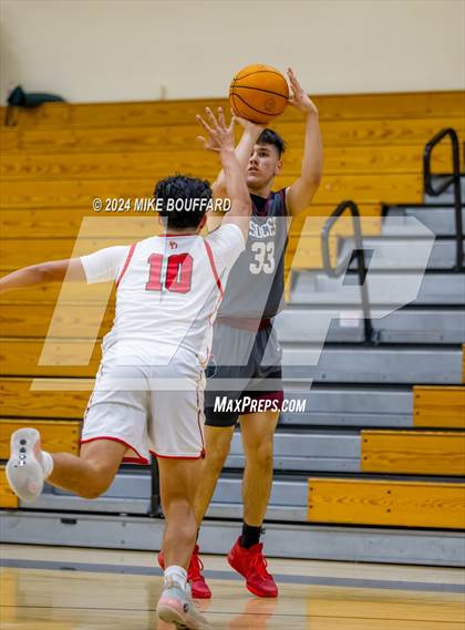 Thumbnail 2 in Sherman Oaks CES vs Bishop Diego (Santa Barbara Holiday Classic) photogallery.