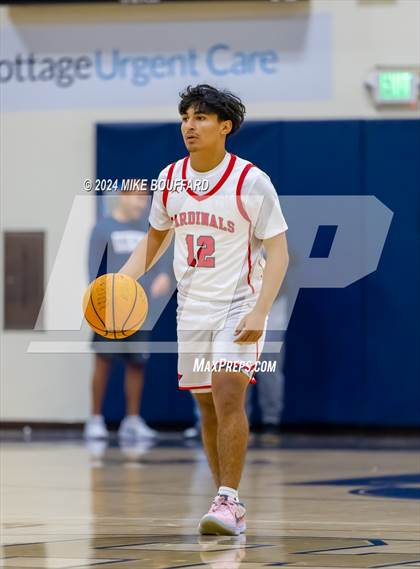 Thumbnail 1 in Sherman Oaks CES vs Bishop Diego (Santa Barbara Holiday Classic) photogallery.