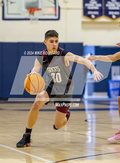 Thumbnail 2 in Sherman Oaks CES vs Bishop Diego (Santa Barbara Holiday Classic) photogallery.
