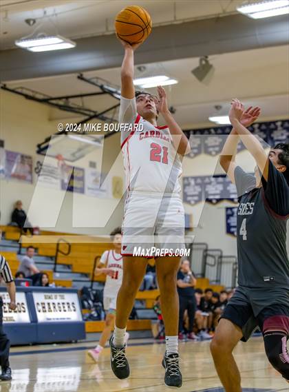 Thumbnail 1 in Sherman Oaks CES vs Bishop Diego (Santa Barbara Holiday Classic) photogallery.