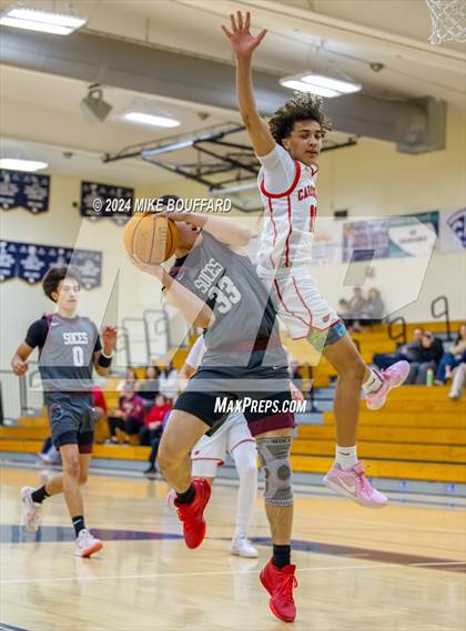 Thumbnail 2 in Sherman Oaks CES vs Bishop Diego (Santa Barbara Holiday Classic) photogallery.