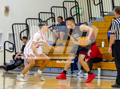 Thumbnail 3 in Sherman Oaks CES vs Bishop Diego (Santa Barbara Holiday Classic) photogallery.
