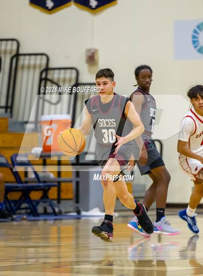 Thumbnail 1 in Sherman Oaks CES vs Bishop Diego (Santa Barbara Holiday Classic) photogallery.