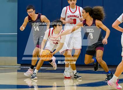 Thumbnail 1 in Sherman Oaks CES vs Bishop Diego (Santa Barbara Holiday Classic) photogallery.