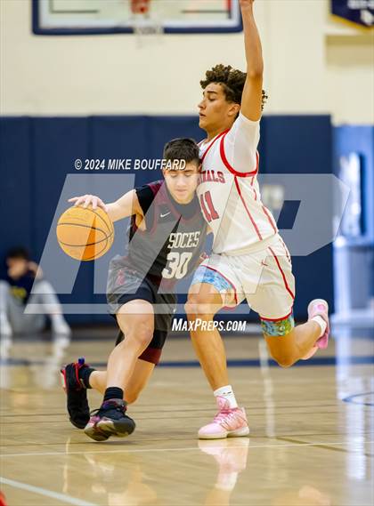 Thumbnail 1 in Sherman Oaks CES vs Bishop Diego (Santa Barbara Holiday Classic) photogallery.