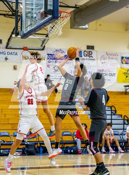 Thumbnail 3 in Sherman Oaks CES vs Bishop Diego (Santa Barbara Holiday Classic) photogallery.