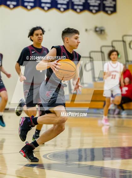 Thumbnail 1 in Sherman Oaks CES vs Bishop Diego (Santa Barbara Holiday Classic) photogallery.