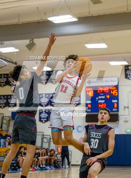 Thumbnail 1 in Sherman Oaks CES vs Bishop Diego (Santa Barbara Holiday Classic) photogallery.