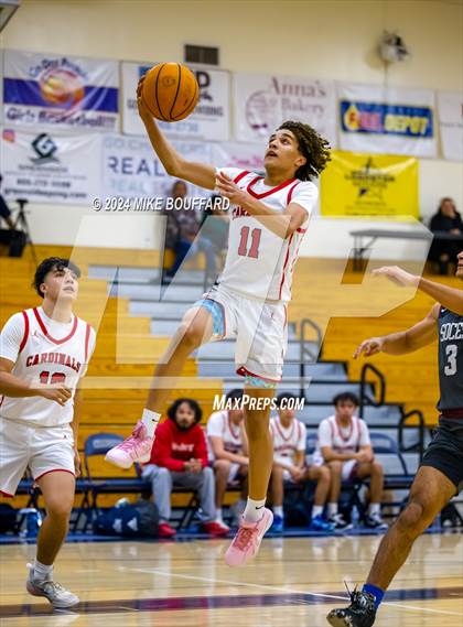 Thumbnail 2 in Sherman Oaks CES vs Bishop Diego (Santa Barbara Holiday Classic) photogallery.