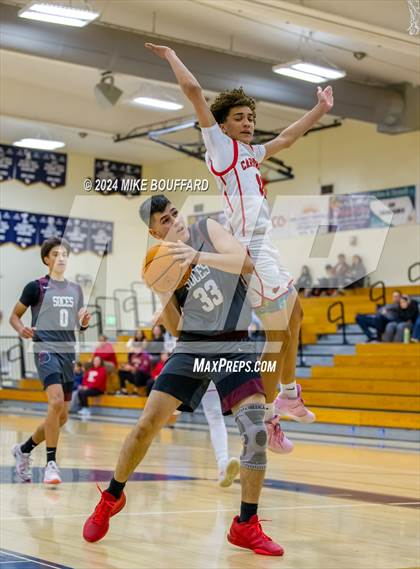 Thumbnail 1 in Sherman Oaks CES vs Bishop Diego (Santa Barbara Holiday Classic) photogallery.