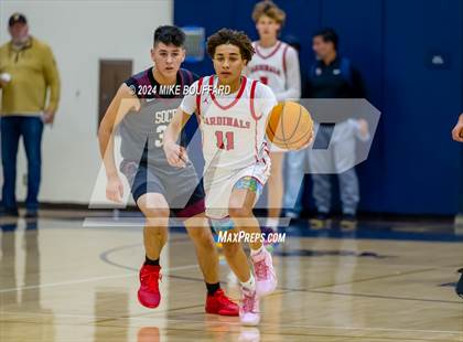 Thumbnail 1 in Sherman Oaks CES vs Bishop Diego (Santa Barbara Holiday Classic) photogallery.