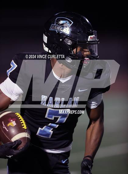 Thumbnail 2 in Harlan vs. Dripping Springs (UIL 6A Football Area Playoff) photogallery.