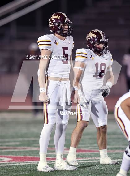 Thumbnail 1 in Harlan vs. Dripping Springs (UIL 6A Football Area Playoff) photogallery.