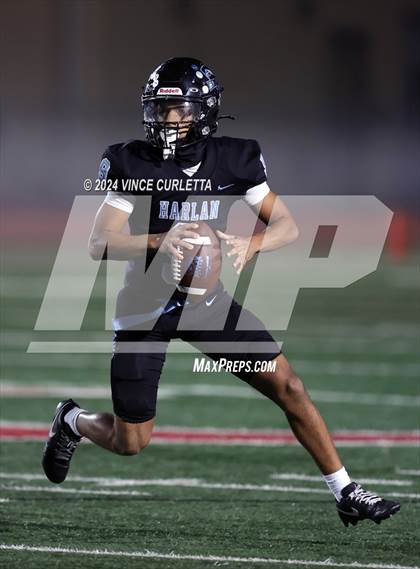 Thumbnail 3 in Harlan vs. Dripping Springs (UIL 6A Football Area Playoff) photogallery.