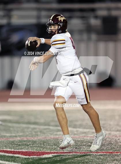 Thumbnail 1 in Harlan vs. Dripping Springs (UIL 6A Football Area Playoff) photogallery.