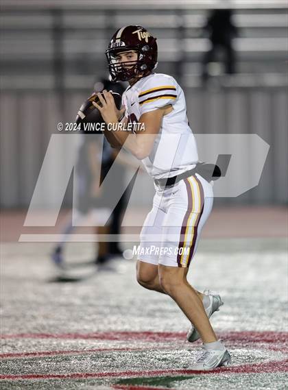 Thumbnail 2 in Harlan vs. Dripping Springs (UIL 6A Football Area Playoff) photogallery.