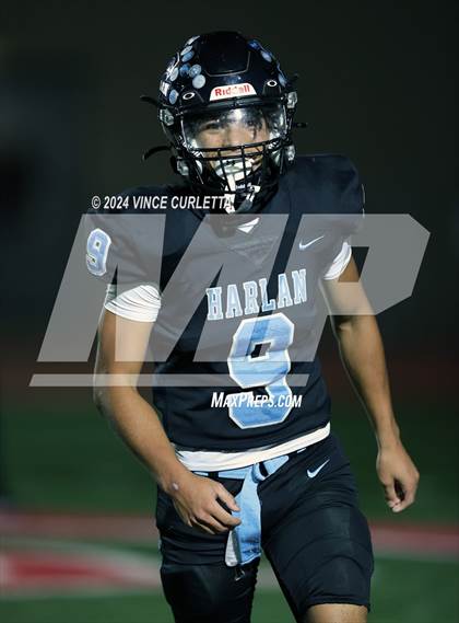 Thumbnail 1 in Harlan vs. Dripping Springs (UIL 6A Football Area Playoff) photogallery.