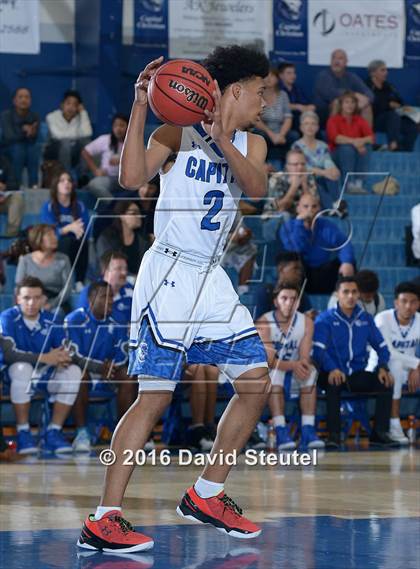 Thumbnail 1 in Patterson @ Capital Christian (CIF SJS D3 Playoff) photogallery.