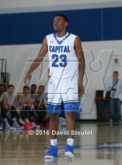 Thumbnail 1 in Patterson @ Capital Christian (CIF SJS D3 Playoff) photogallery.