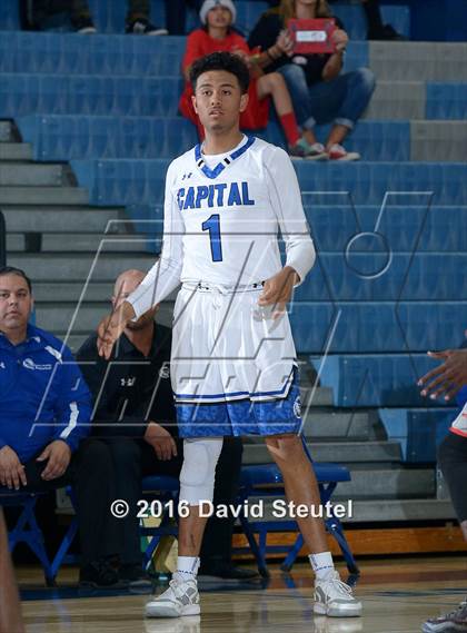 Thumbnail 3 in Patterson @ Capital Christian (CIF SJS D3 Playoff) photogallery.