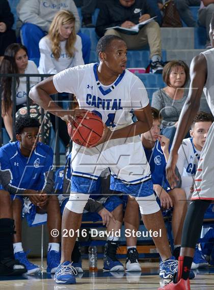 Thumbnail 2 in Patterson @ Capital Christian (CIF SJS D3 Playoff) photogallery.