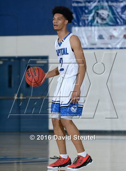 Thumbnail 3 in Patterson @ Capital Christian (CIF SJS D3 Playoff) photogallery.