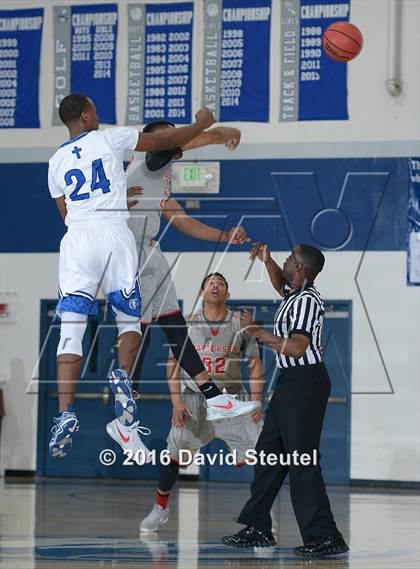 Thumbnail 2 in Patterson @ Capital Christian (CIF SJS D3 Playoff) photogallery.