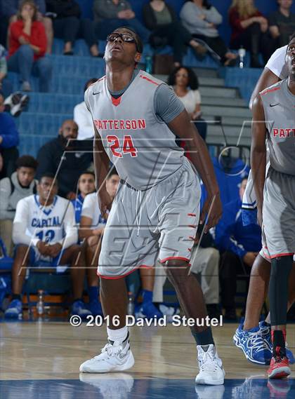 Thumbnail 2 in Patterson @ Capital Christian (CIF SJS D3 Playoff) photogallery.