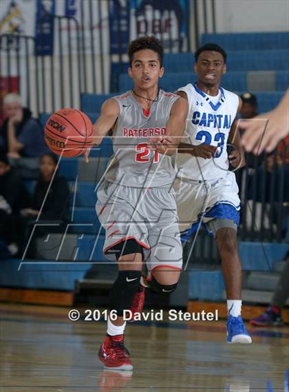 Thumbnail 2 in Patterson @ Capital Christian (CIF SJS D3 Playoff) photogallery.