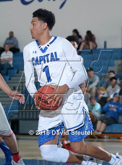Thumbnail 3 in Patterson @ Capital Christian (CIF SJS D3 Playoff) photogallery.