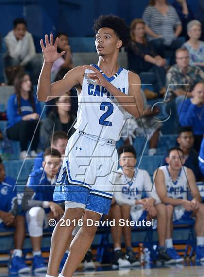 Thumbnail 1 in Patterson @ Capital Christian (CIF SJS D3 Playoff) photogallery.