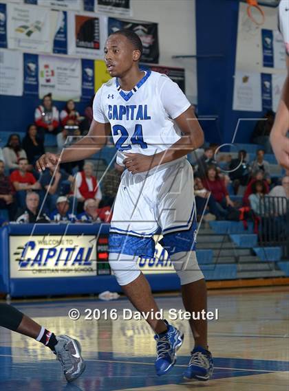 Thumbnail 3 in Patterson @ Capital Christian (CIF SJS D3 Playoff) photogallery.