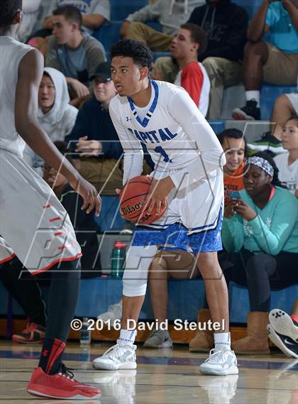 Thumbnail 3 in Patterson @ Capital Christian (CIF SJS D3 Playoff) photogallery.