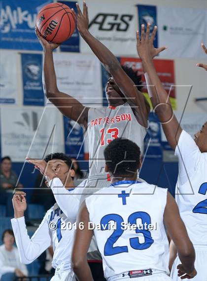 Thumbnail 2 in Patterson @ Capital Christian (CIF SJS D3 Playoff) photogallery.