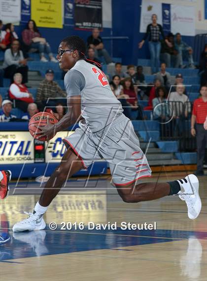 Thumbnail 3 in Patterson @ Capital Christian (CIF SJS D3 Playoff) photogallery.