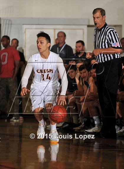 Thumbnail 3 in Mission Prep vs. Crespi (CIF SS 4AA Final) photogallery.