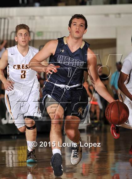 Thumbnail 3 in Mission Prep vs. Crespi (CIF SS 4AA Final) photogallery.