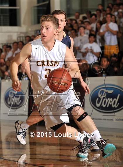 Thumbnail 3 in Mission Prep vs. Crespi (CIF SS 4AA Final) photogallery.