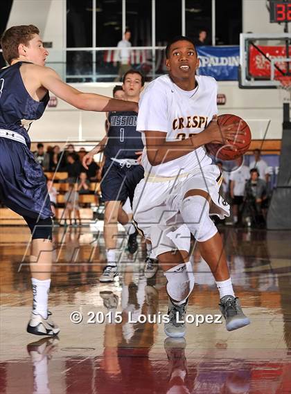 Thumbnail 2 in Mission Prep vs. Crespi (CIF SS 4AA Final) photogallery.
