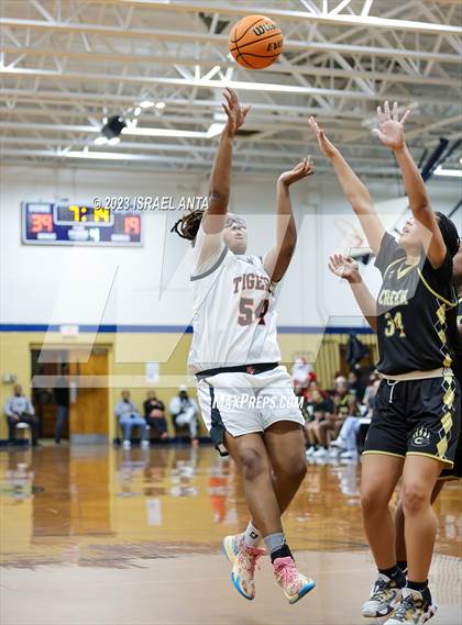 Thumbnail 3 in Gray's Creek vs. South View (2023 Cumberland County Schools Holiday Classic Tournament) photogallery.