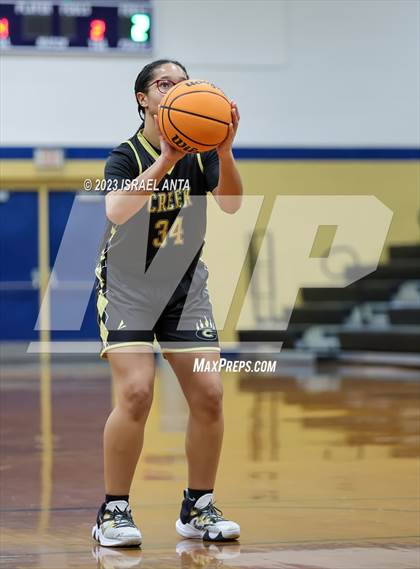 Thumbnail 1 in Gray's Creek vs. South View (2023 Cumberland County Schools Holiday Classic Tournament) photogallery.